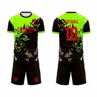 Maillot de football personnalisé par sublimation, ensemble uniforme d'équipe unisexe, respirant, séchage rapide, vêtements de sport, vente en gros, faible MOQ