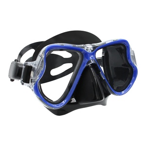 उच्च गुणवत्ता वाले टिकाऊ पेशेवर डाइविंग मास्क सिलिकॉन पूर्ण चेहरे मास्क समायोज्य स्ट्रैप स्कूबा मास्क डाइविंग गॉगल - Product Image 4