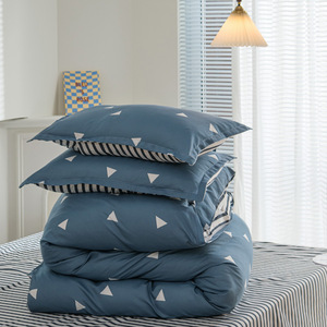 Rửa sạch bông mô hình đáng yêu người lớn trẻ em Bộ đồ giường bao gồm AB hai mặt 4pcs bộ đồ giường đặt - Product Image 4