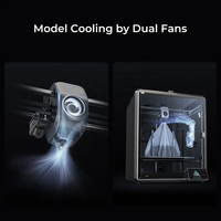 Imprimante 3D FDM industrielle de bureau Creality K1 Max à grande vitesse (600 mm/s) avec IA, Lidar et auto-nivellement, format Core-XY fermé