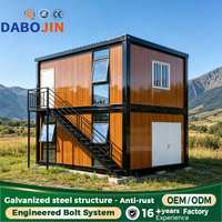 Maison conteneur extensible de luxe, maison modulaire préfabriquée pour une vie moderne et compacte
