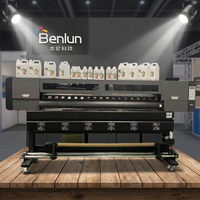 Impresora Digital Benlun Nueva Automática de 1440/3600DPI UV/Eco-Solvente sin Bordes, Compatible con Papel Flex, PVC y Etiquetas en Rollo