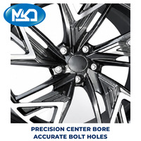 Jantes de voiture forgées sur mesure en gros, à rayons Y-Blade, finition Gun Metal usinée, en alliage, compatibles avec les projets de tuning Audi, garantie 5 ans