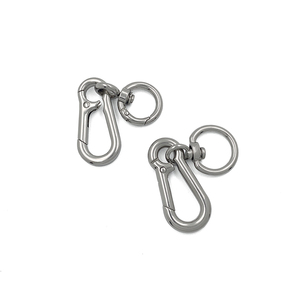 ตะขอเกี่ยวแบบทริกเกอร์แบบหมุนได้พร้อมห่วงเกี่ยวโอสปริงสำหรับกระเป๋าถืออุปกรณ์ฮาร์ดแวร์ - Product Image 5