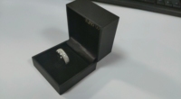 LOGO étanche logo laser nfc Paiement informations sociales Smart Ring avec emballage