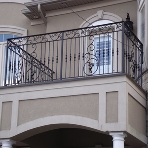 Ringhiera <span class=keywords><strong>in</strong></span> <span class=keywords><strong>Ferro</strong></span> Battuto Stile Australia per Balcone, Balaustra per Terrazza e Finestra - Product Image 3