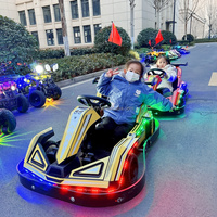 Karting électrique individuel pour le divertissement commercial, karting pour enfants et adultes, course de karting pour parc d'attractions à thème urbain