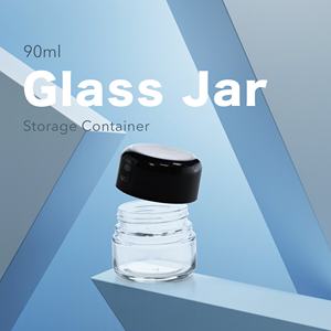 Frasco de vidrio multifuncional resistente a los niños de alta calidad 90mL 3,17 oz para almacenamiento de alimentos - Product Image 6