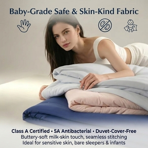 Couverture légère et rafraîchissante pour l'été, soulagement des sueurs nocturnes, <span class=keywords><strong>couette</strong></span> réversible respirante et écologique, pour hôtel et usage domestique, <span class=keywords><strong>couette</strong></span> <span class=keywords><strong>fine</strong></span> - Product Image 4