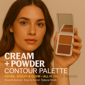Palette professionnelle pour le contour du visage Combinaison de crème et de poudre - Product Image 4
