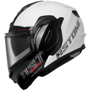 Cascos de Motocicleta Abatibles RV6 en Blanco Brillante/Rojo, Nuevos Cascos Modulares Abatibles RV6 - Product Image 3
