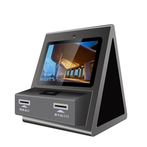 Thiết Bị Kiểm Tra Tự Phục Vụ Thông Minh Tự Động Tùy Chỉnh 18.5 Inch <span class=keywords><strong>Kiosk</strong></span> Thanh Toán Khách Sạn - Product Image 1