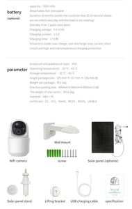 Kamera Keamanan <span class=keywords><strong>CCTV</strong></span> Nirkabel Dual Band 2.4G 5G Camhipro Solar 4MP dengan Kartu SIM 4G, Alarm PIR Outdoor 5W, Sensor CMOS, dan Night Vision - Product Image 4