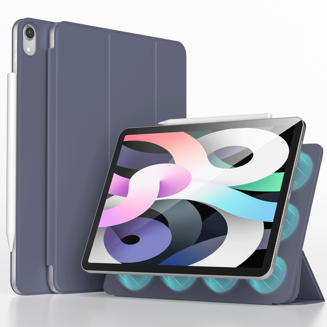 Strong Magnetic Premium PU Leather Smart Folio Case for iPad 11th Gen A16 11-inch (2025) and iPad 10th Gen 10.9-inch (2022)