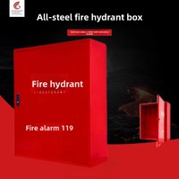 Armoire à Tuyaux et Matériel Incendie Intérieure Tout Acier - Rouge, Origine Quanzhou