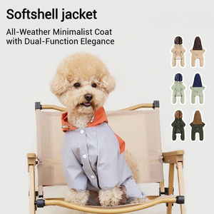 FishPrincess Maßgeschneiderter Neu eingetroffener Outdoor-Regenmantel mit Kapuze für Hunde, Vierbeiniger Regenmantel für Haustier-Welpen - Product Image 4