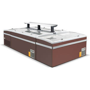 Congélateur combiné pour supermarché, type îlot, pour viande, congélateur et réfrigérateur commercial pour supermarché - Product Image 3