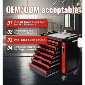 CE 2025 New Steel <b>Tool</b> Set Box Storage Cabinet/ Trolley /<b>Cart</b> With 200 PCS Mechanic Kit Workshop Chest SCK-W-211 Stainle - Product Image 6