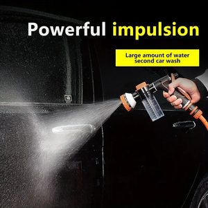 Kit ugello per tubo flessibile per irrigatore con pistola ad acqua da giardino ad alta pressione regolabile, cannone in schiuma per autolavaggio, distributore di sapone - Product Image 3