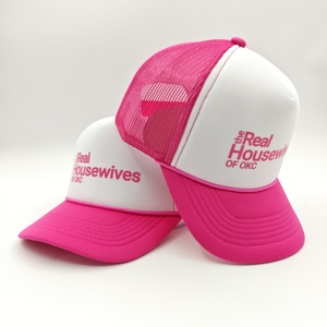 หมวกแก๊ปปักโลโก้คุณภาพสูงแบบกำหนดเอง หมวกโฟมโพลีเอสเตอร์ 5 แผง หมวกเบสบอลตาข่าย หมวกกีฬา - Product Image 5