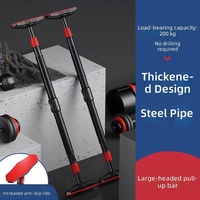 Barre de traction murale en acier au carbone TPR, sans perçage, pour tractions et dips, modèle YR-213Z Guizhou