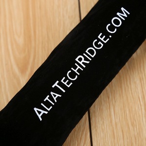 High Quality Black Flannel <b>Drawstring</b> <b>Makeup</b> Brush <b>Bags</b> Velvet Pouch for Selfie Stick - Product Image 3