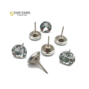 Boutons décoratifs YANYANG pour tête <span class=keywords><strong>de</strong></span> <span class=keywords><strong>lit</strong></span> <span class=keywords><strong>de</strong></span> canapé, meubles muraux, 20 mm, 22 mm, boutons en verre, Botones Tapiceria - Product Image 1