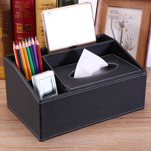 Ugreen — organiseur de <span class=keywords><strong>bureau</strong></span> multifonctionnel en <span class=keywords><strong>cuir</strong></span> PU, avec tiroir pour cartes de visite, stylo, téléphone portable et papeterie - Product Image 5