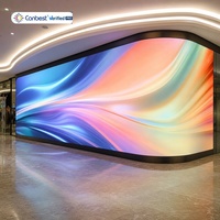 Écran LED flexible CANBEST FL P0.9 P1.2 P1.5 P1.8 P2.5, écran publicitaire LED de forme spéciale pour l'intérieur, pour la publicité créative de marques et de monuments