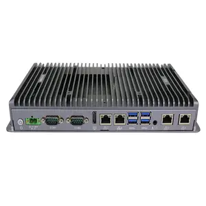 Partaker I10 4205U çekirdek i5 8265U i7 8565U fansız Mini PC endüstriyel bilgisayar IPC 4 LAN TPM 2.0 VGA HD 9-36V COM