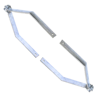 Ensemble de supports Quan Pham Deadend pour diamètre de 12 pouces. Poteau galvanisé selon la norme ASTM A-153, haute qualité, vente en gros 2026
