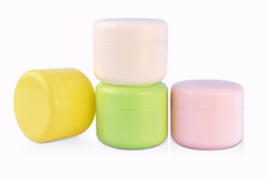Haute qualité 20g 50g 100g 150g 250g <span class=keywords><strong>jaune</strong></span> vert rose Lotions de soin de la peau pot de crème en plastique récipient cosmétique avec couvercles - Product Image 2