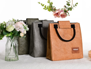 New Product Reusable Thermal Insulated Grocery <strong>Cool</strong> Carry Hard <strong>Small</strong> Size Tyvek Cooler Lunch <strong>Bag</strong> for Food - Product Image 6