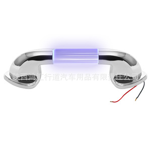 Manija de Carga Tipo C para RV, Accesorio para Remolque y Autocaravana con Luz Lateral de Aleación de Aluminio y Luces Acrílicas Azules Cálidas, Manual - Product Image 4