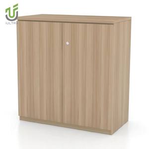 مكتب IULTRA متحرك ، مجموعة معدنية خشبية حديثة مع أبواب قابلة للقفل ، أرفف مفتوحة للمكتب المنزلي مصنوعة من MDF - Product Image 6