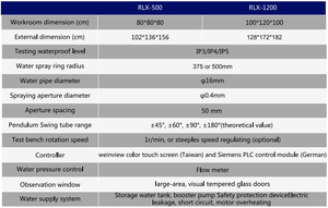 Labor umgebung IPX12 IPX34 IPX56 Wasserdichte Test kammer Regens pray Wasserdichter <span class=keywords><strong>Tester</strong></span> für Uhren handys - Product Image 6
