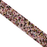 Perles en vrac professionnelles de tourmaline et d'agate colorées de 2/3/4 mm, pierres précieuses naturelles à changement de couleur pour la bijouterie