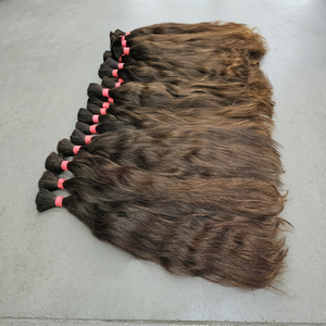 Extensions de cheveux bruts Cheveux vierges indiens 100% cheveux vierges indiens non transformés Remy pour tresses. - Product Image 4