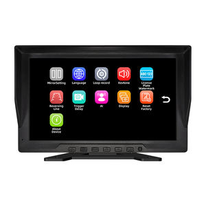 Display <span class=keywords><strong>Dvr</strong></span> Color Car Rear View Backup Monitor Split Screen Quad 4 Canais Rearview Monitor System Com Tela Sensível Ao Toque - Product Image 6