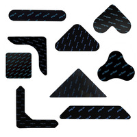 Autocollant antidérapant pour tapis en PU, réutilisable, lavable, imperméable, coussin de fixation pour tapis, sans résidus, tapis de cuisine antidérapant