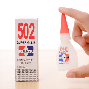 Pegamento Superfuerte Shenyu 502, Adhesivo de Cianoacrilato HPP.E.W-1, Fuerte Adhesión, Uso en Papelería de Oficina - Product Image 1