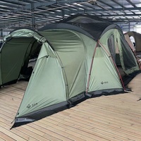 Tente de tunnel fabriquée en usine de haute qualité à configuration rapide tissu Oxford imperméable pour le camping en plein air et la randonnée