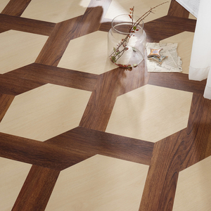 Parquet SPC avec couche d'usure de 0,3 mm, logo personnalisé OEM, système de clic, composite pierre-plastique, surface gaufrée de 4,2 mm, parquet SPC - Product Image 2