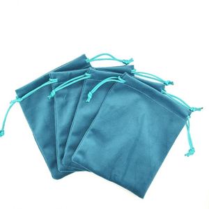 Exquisite <b>Velvet</b> Jewelry Storage Bag Custom Logo Small Drawstring Pouch for Gemstone Watch Recyclable Jewellery Packaging Bags - Product Image 3