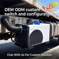 Chauffage d'appoint diesel OkyRie, direct usine, 8-10KW, robuste, à quatre sorties, avec contrôle par application, tout-en-un