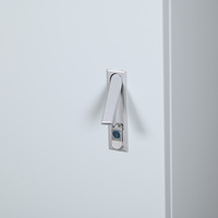 QHECO XL-21 Ensemble complet Armoire de distribution électrique triphasée en acier, sur pied, panneau de commutation personnalisé, 24 prises, 50Hz
