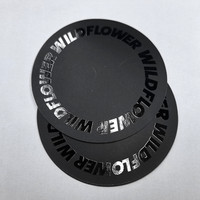 Pegatinas de logotipo personalizadas de alta calidad, pegatina troquelada UV elevada, pantalla de seda, impresión 3D, etiquetas adhesivas de vinilo de PVC impermeables