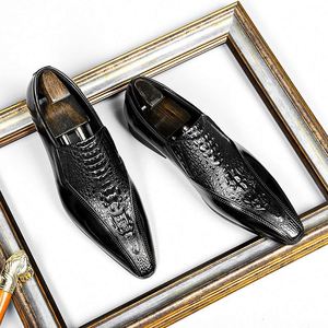 Zapatos de Cuero para Hombre 2025 de Alta Calidad, Diseño de Lujo con Parches y Cordones, Punta Cuadrada, Ligeros, Antideslizantes y Transpirables para Oficina y Carrera Profesional - Product Image 4