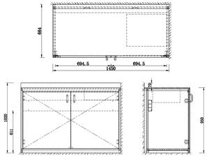 <span class=keywords><strong>Armoire</strong></span> à dossiers et à médicaments moderne en acier inoxydable 304 - Rangement verrouillable pour hôpital, <span class=keywords><strong>pharmacie</strong></span>, clinique - Product Image 5