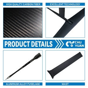 CY1700 Tabla de Surf de Fibra de Carbono Unisex de Alta Calidad al por Mayor, Hydrofoil, Windsurf, Water EFoil, Equipo Deportivo de Madera CY1700 - Product Image 3